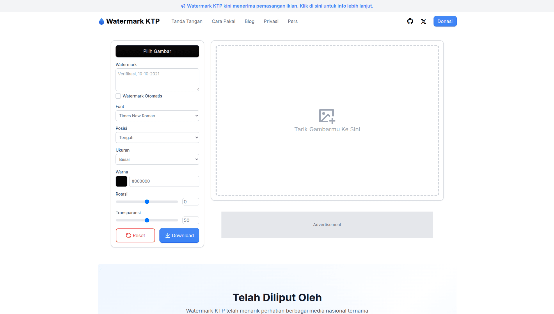 Watermark KTP screenshot